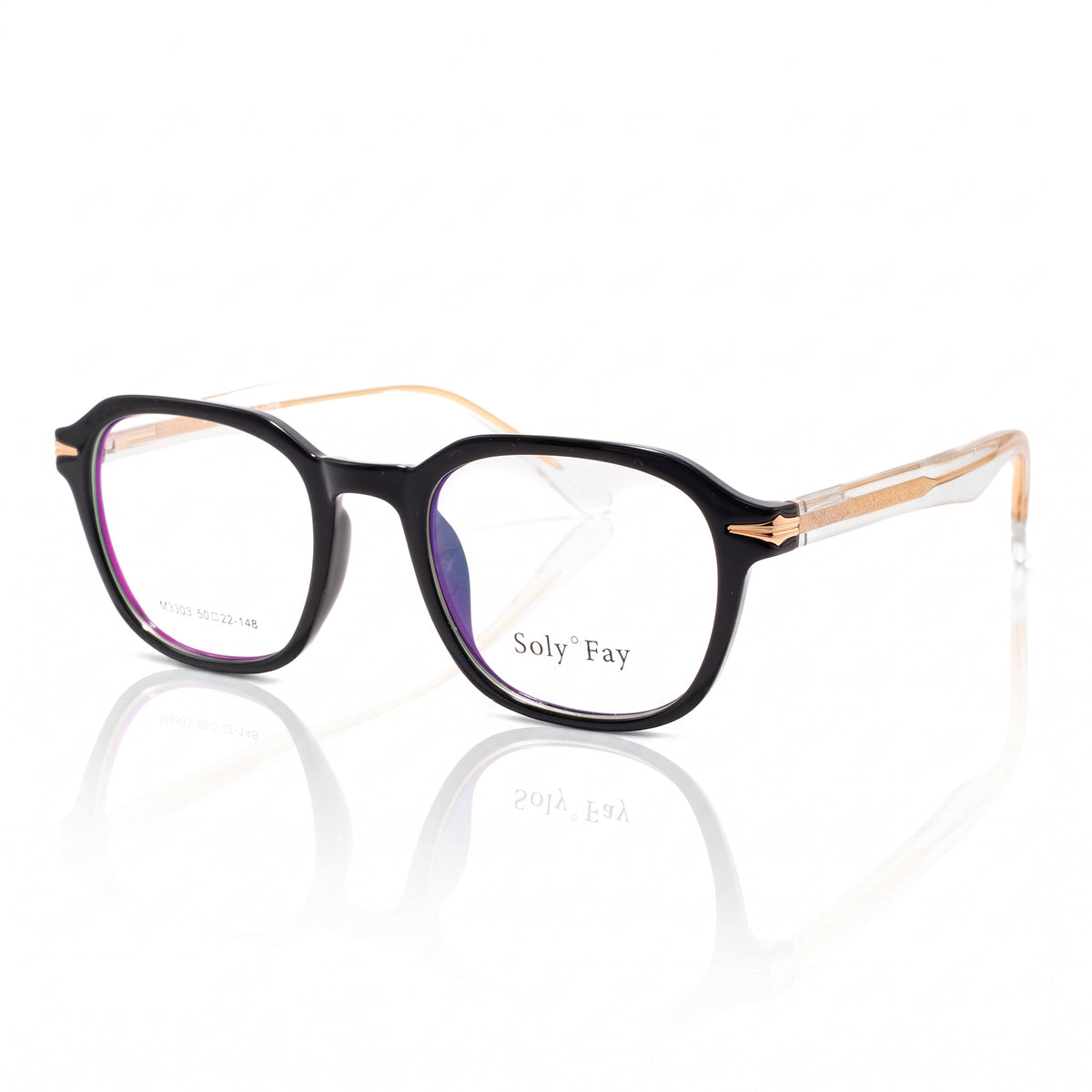 M3303 Black & Crystal