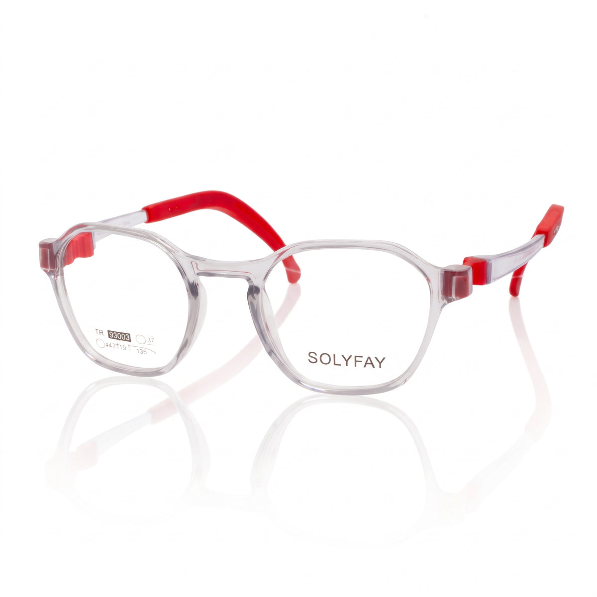 93003 Clear & Red