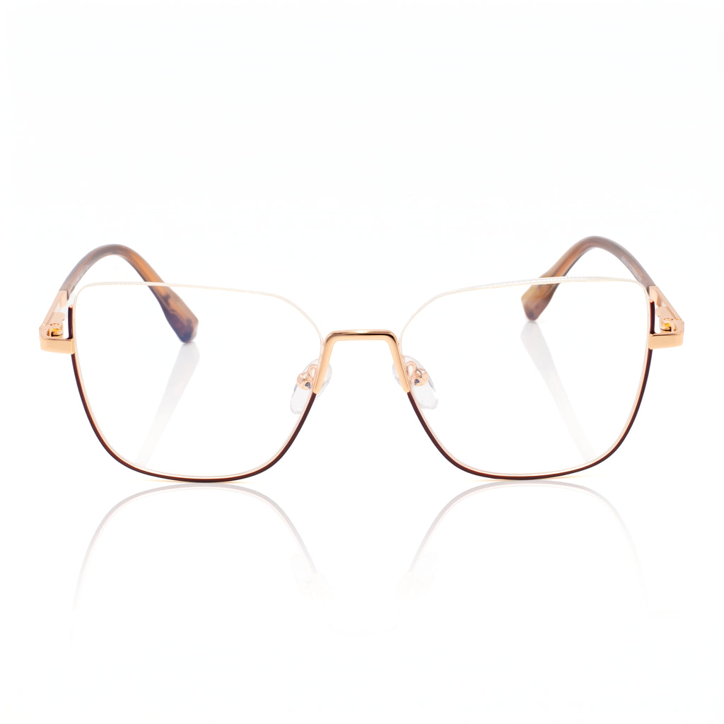 WK24017 Rose Gold & Brown