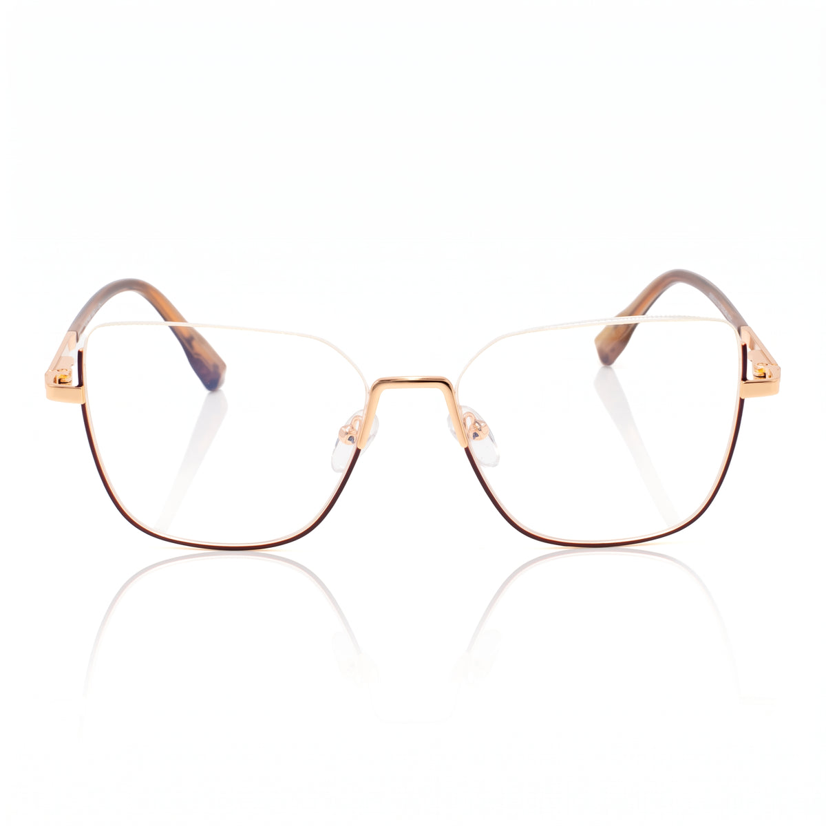 WK24017 Rose Gold & Brown