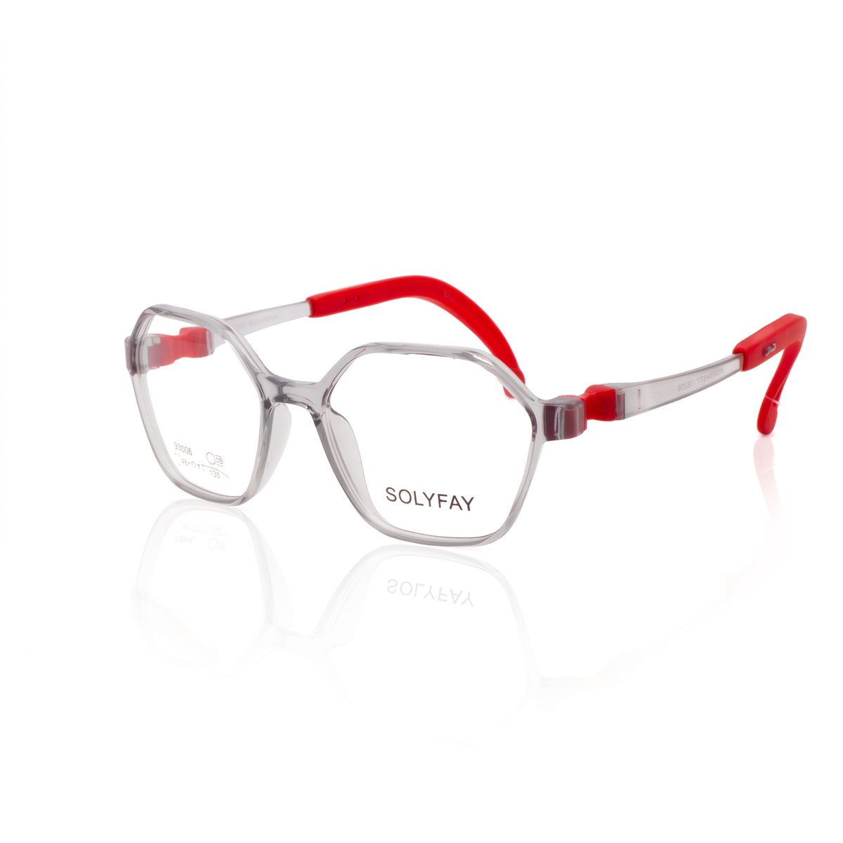 93006 Clear & Red