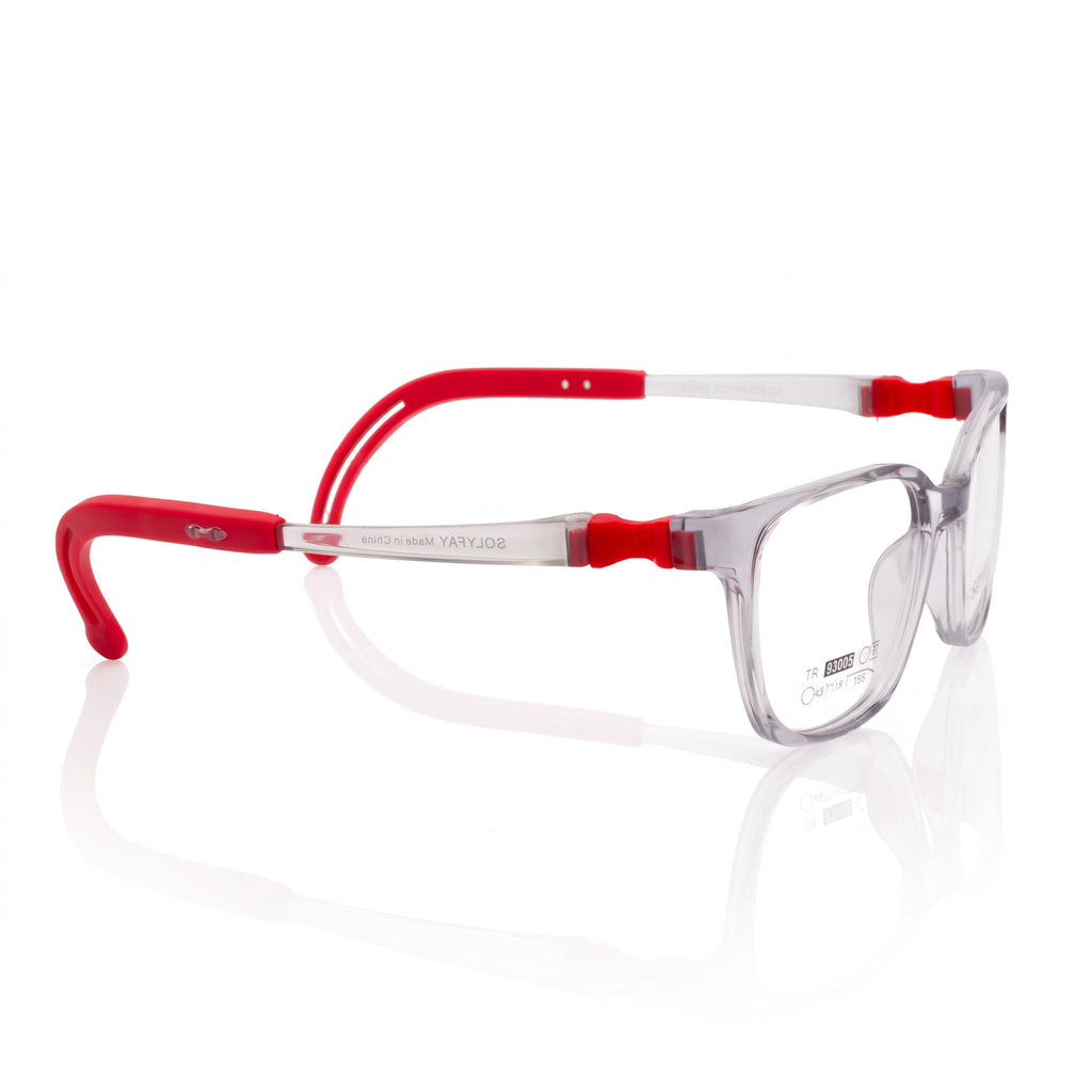 93005 Clear & Red