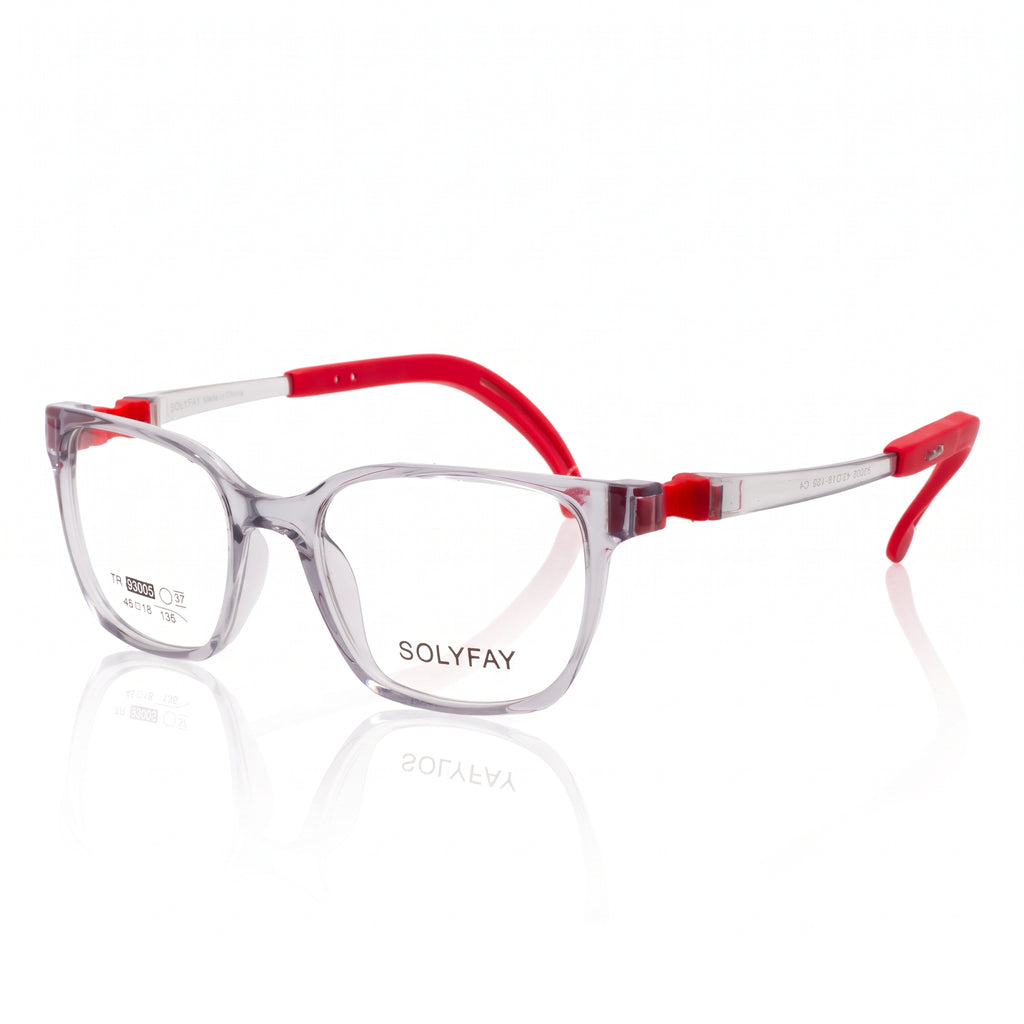 93005 Clear & Red