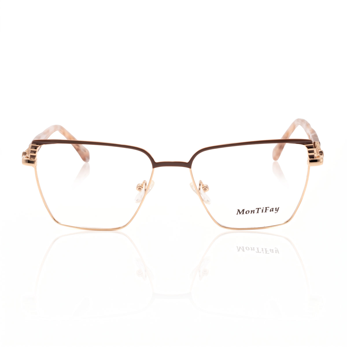 V88014 Rose Gold & Brown