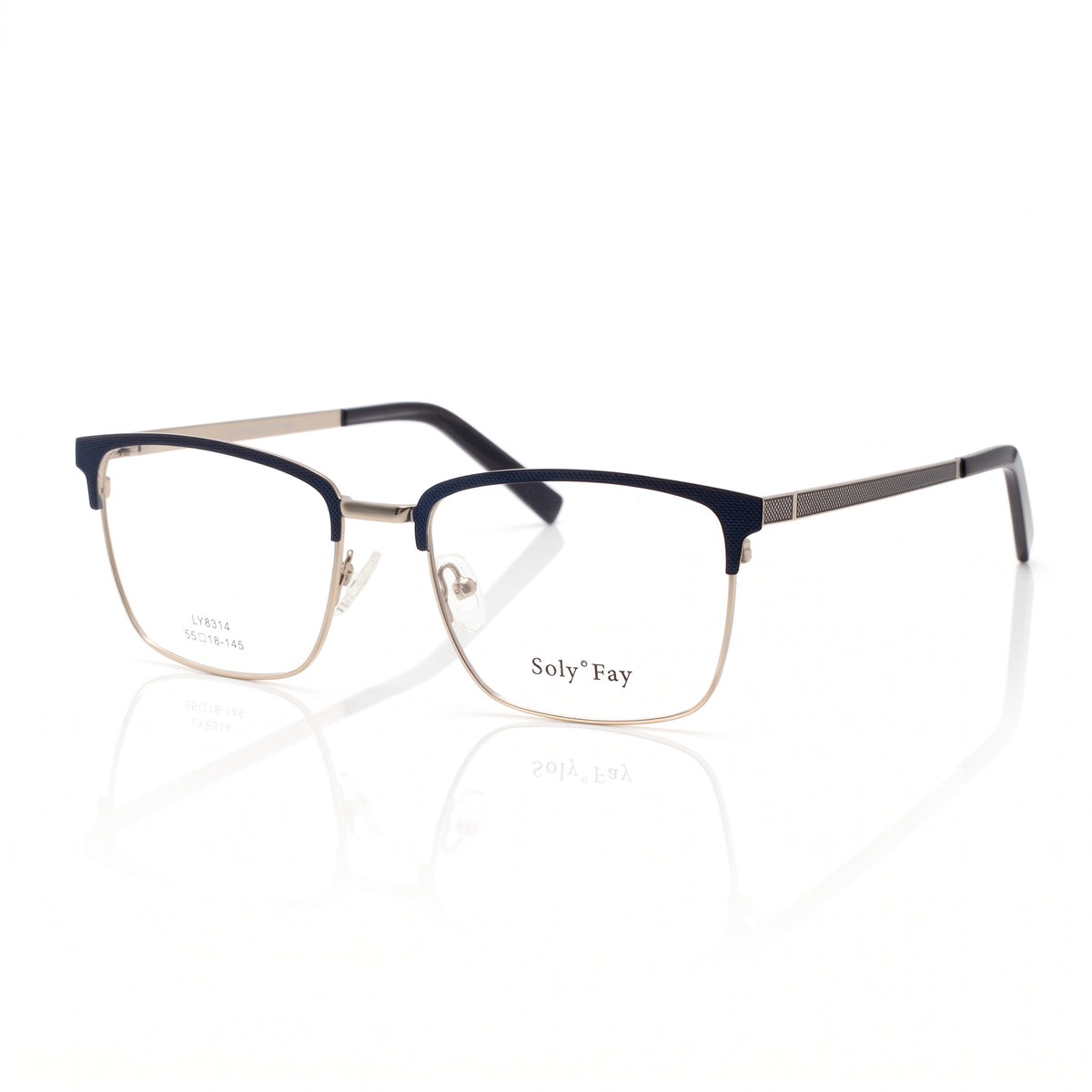 LY8314 Navy & Silver