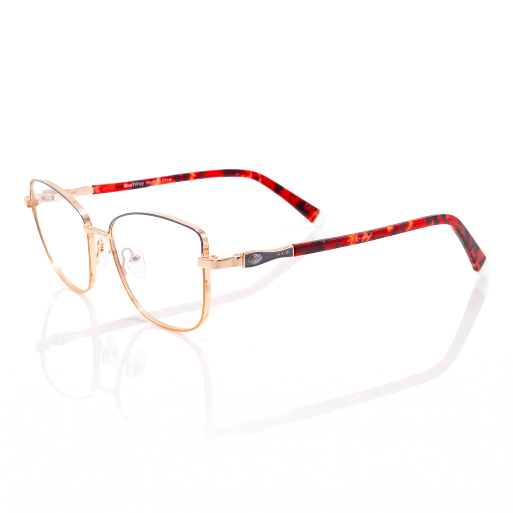 WK24016 Rose Gold & Red