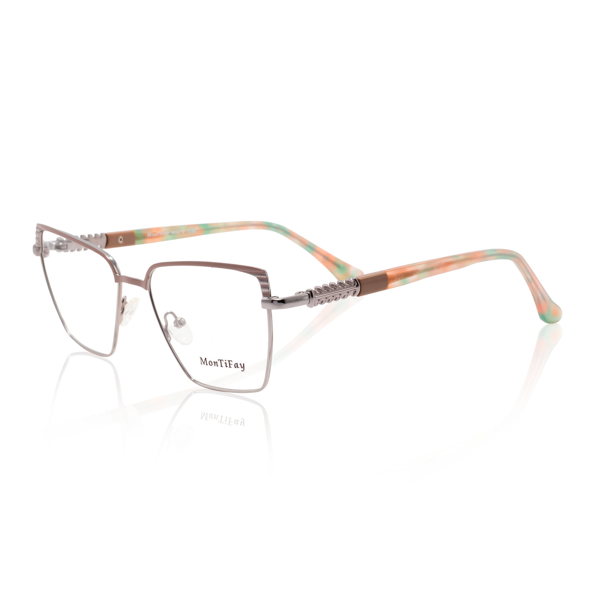 V88014 Silver & Beige