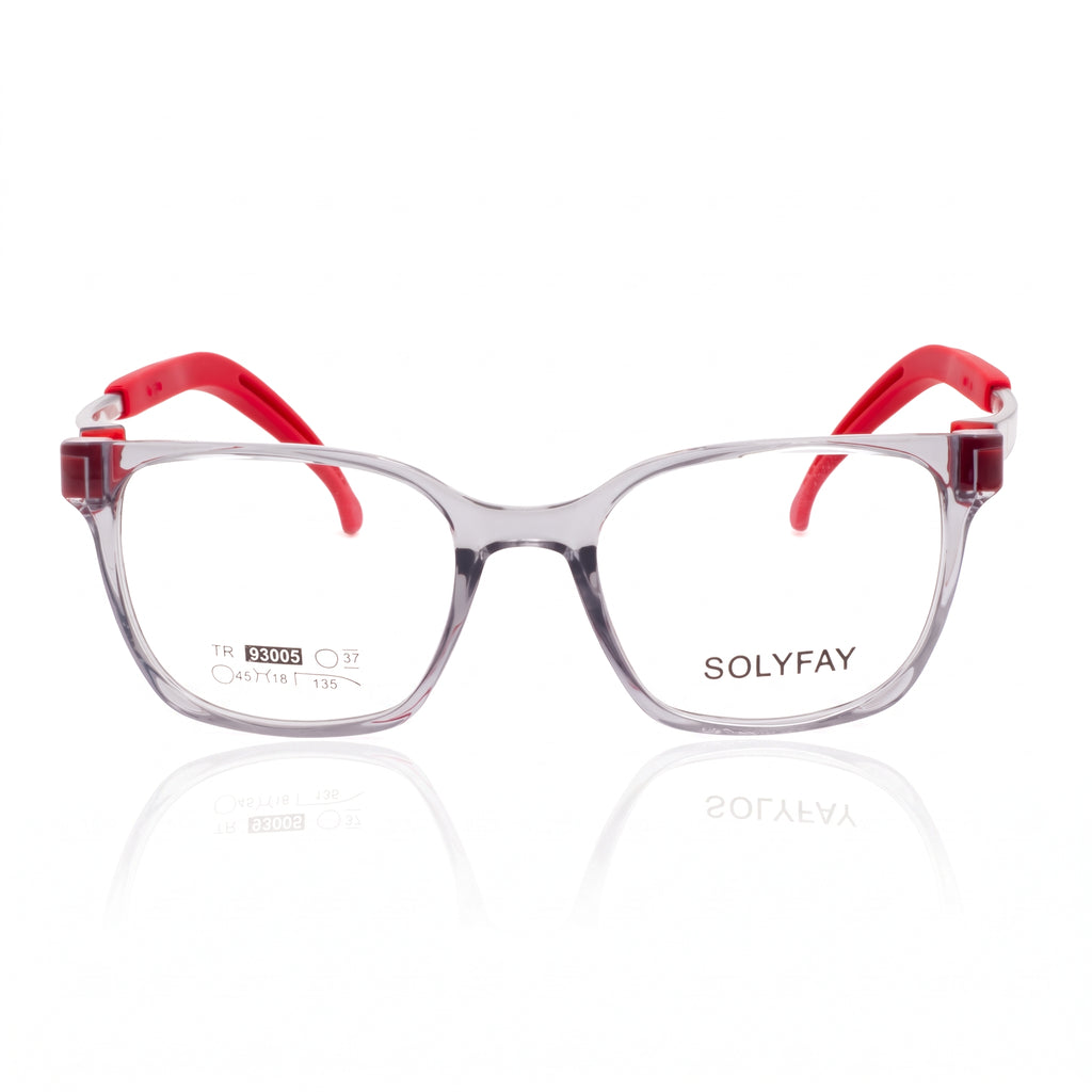 93005 Clear & Red