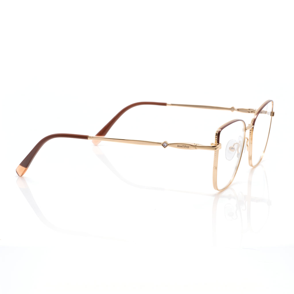 WK6957 Rose Gold & Brown