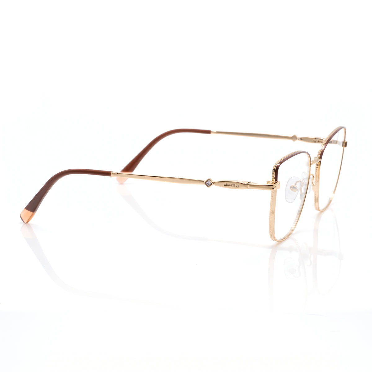 WK6957 Rose Gold & Brown