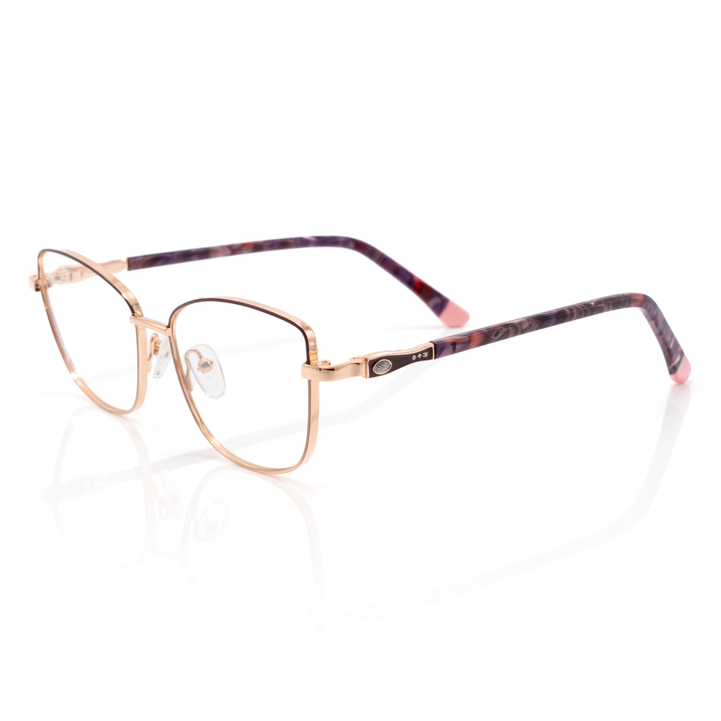 WK24016 Rose Gold & Purple
