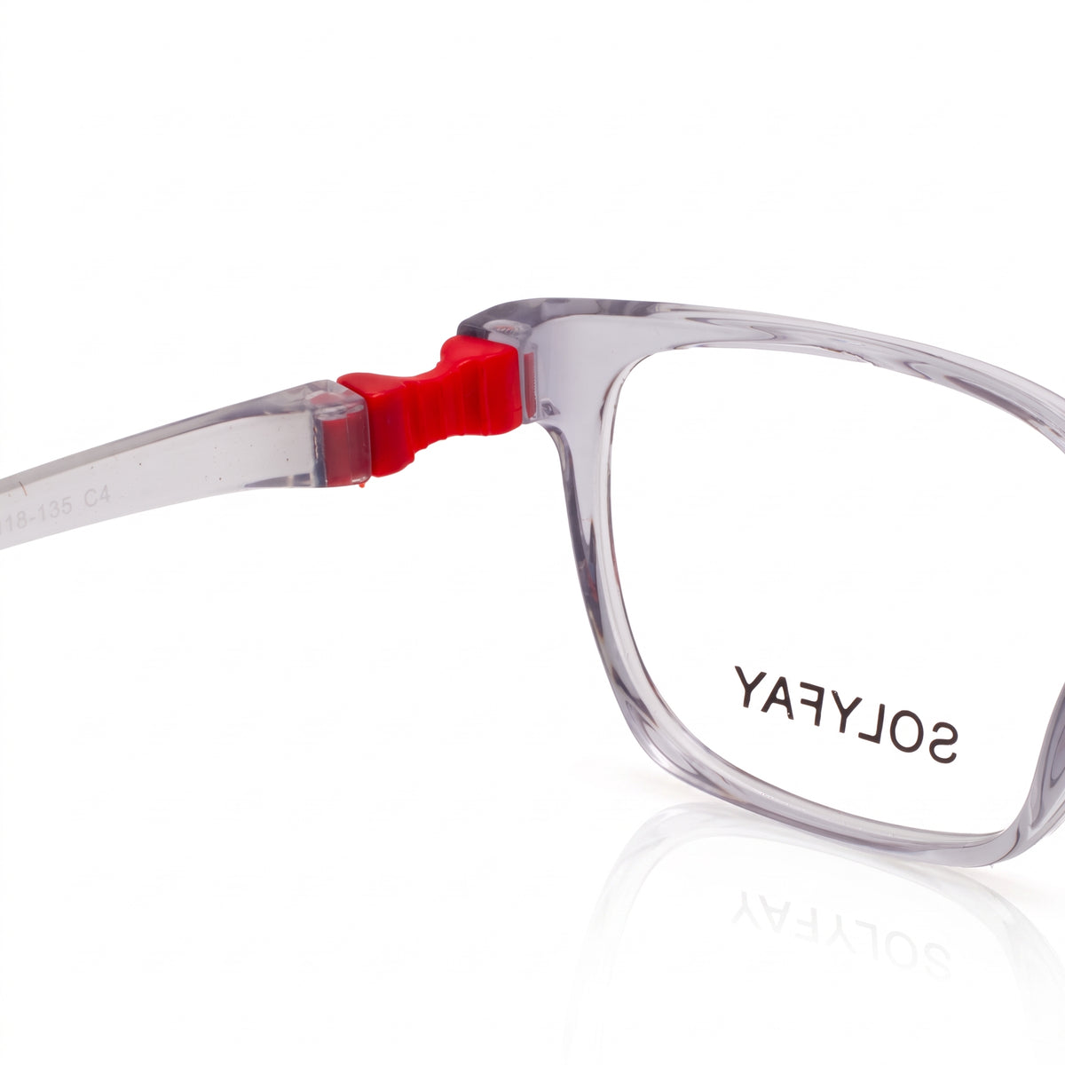 93005 Clear & Red