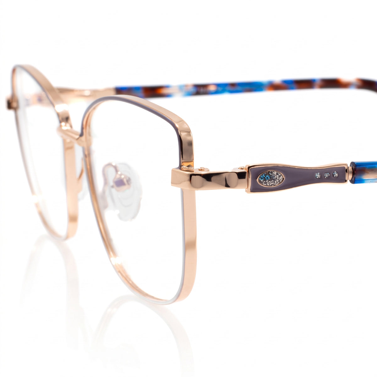 WK24016 Rose Gold & Blue