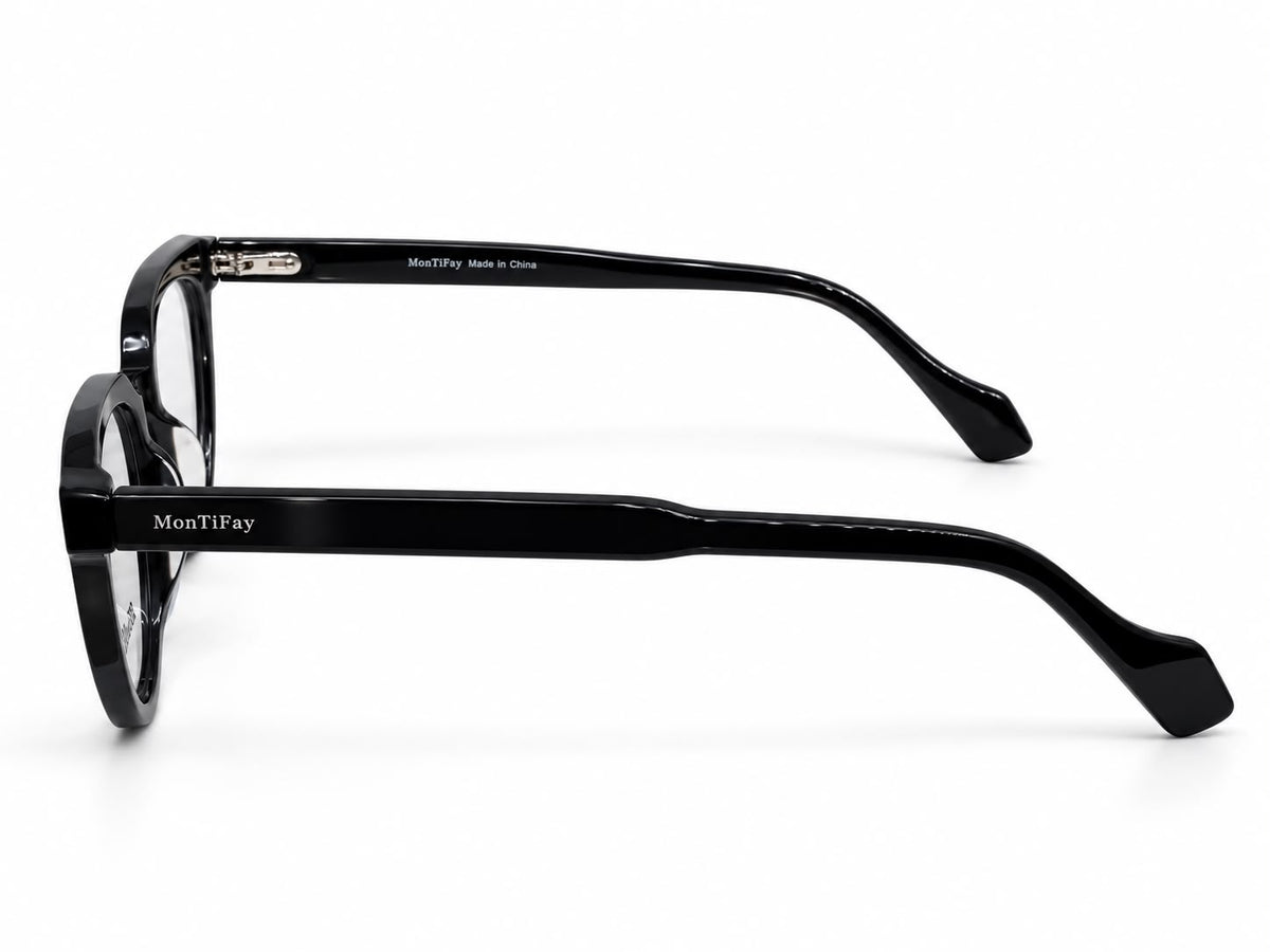 RDA10217 black cat-eye frame — side